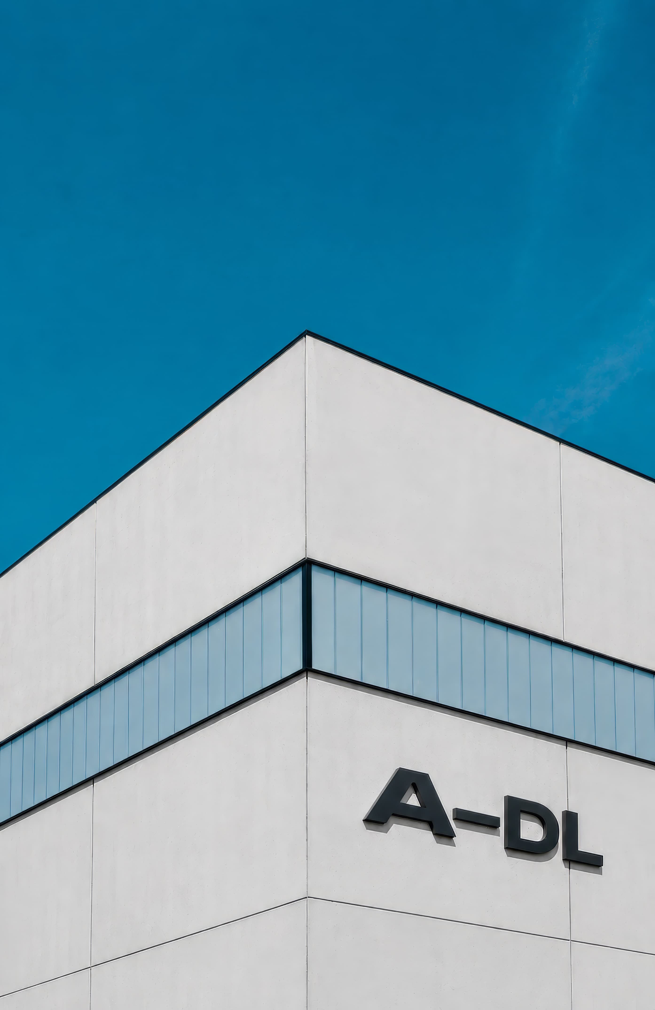 Allergan Data Labs · wordmark at architectural scale